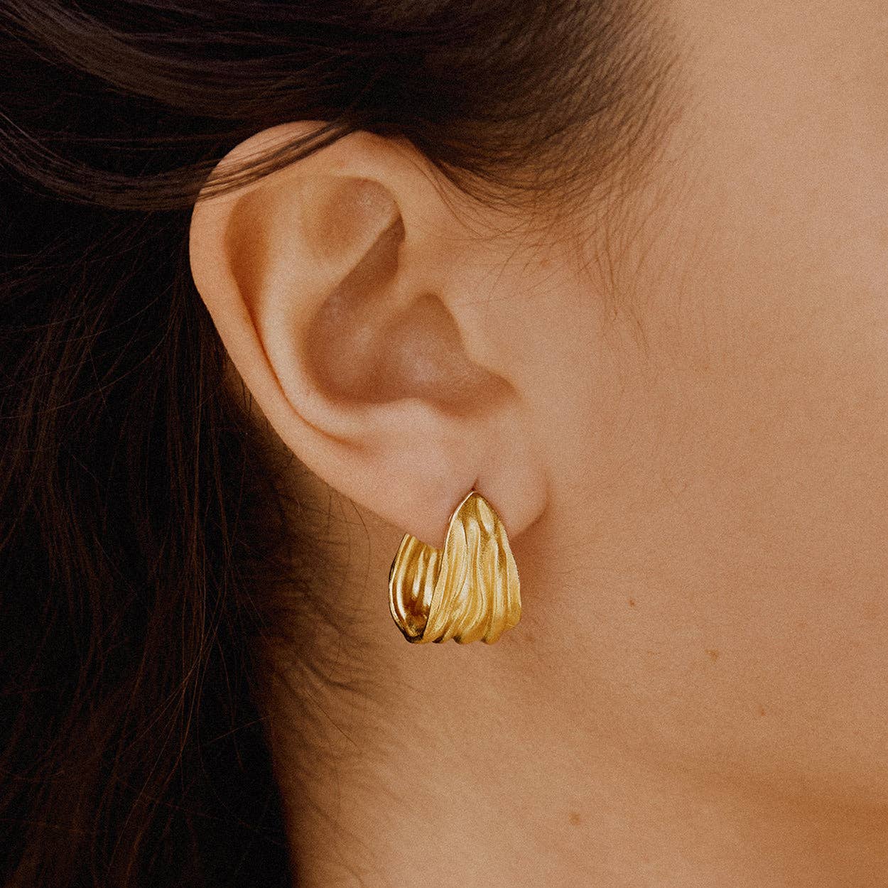 Agapée Jewelry - Wholesale Hoop Earrings - Lina Earrings | Jewelry Gold Gift Waterproof1
