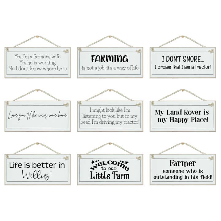 Sinais de casa agrícola por atacado de Crafty Clara