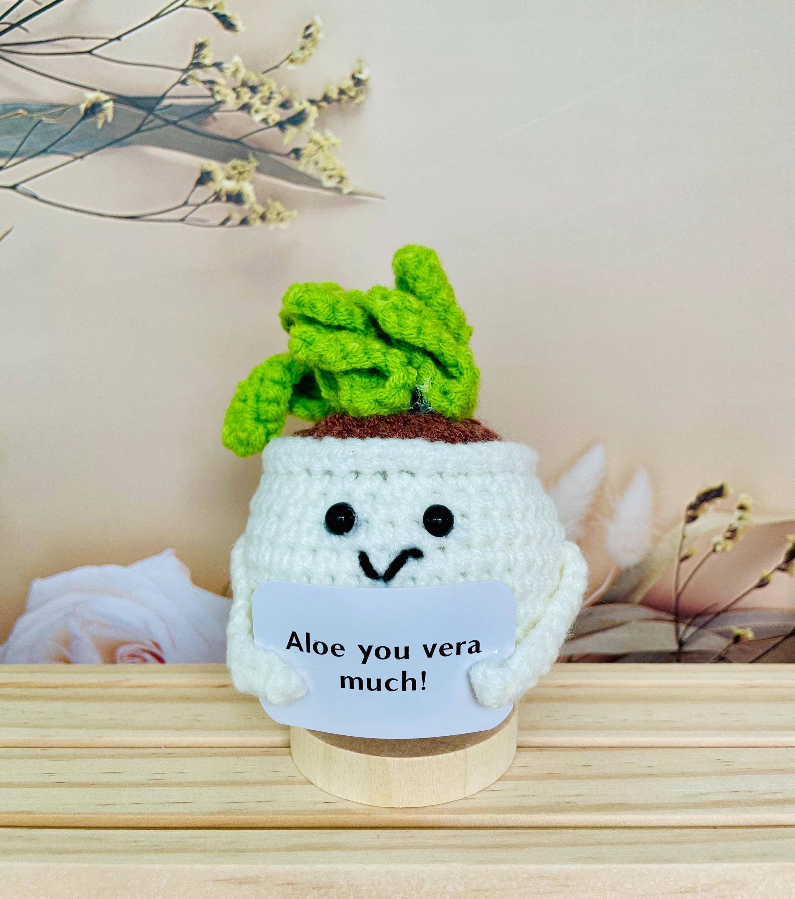 TOMOPOD LLC – wholesale Christmas decoration – Crochet Cactus Succulent Plant Emotional Support2