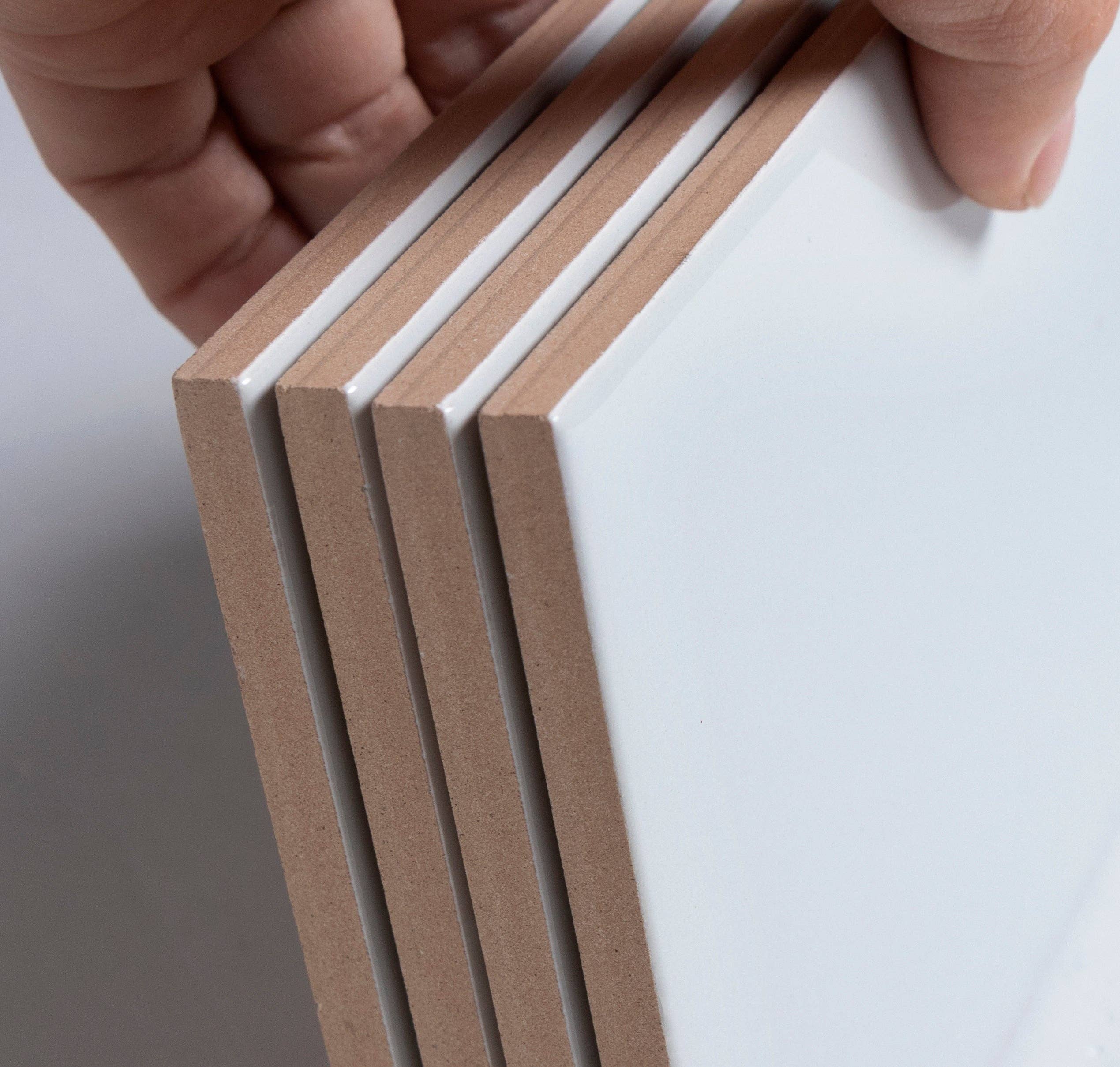 WS Tiles - Wholesale Wall Tile - 4" X 8" Ceramic Tile  - 11.1 Square Feet Per Carton - Bright Glossy Soft Gray5