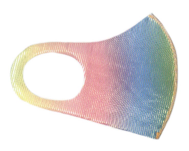 Wenchoice - Wholesale Non-Medical Disposable Mask - Rainbow Gold Line Washable Mask0