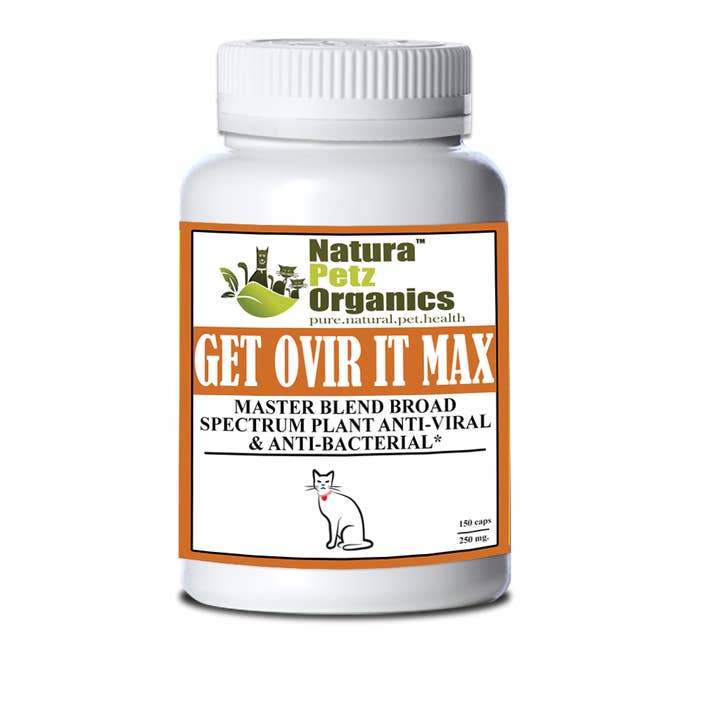 Natura Petz Organics - Wholesale Pet supplement – Cat/dog - Get Ovir it Max* Master Blend Broad Spectrum Plant Anti Viral Anti Bacterial for Dogs and Cats*4