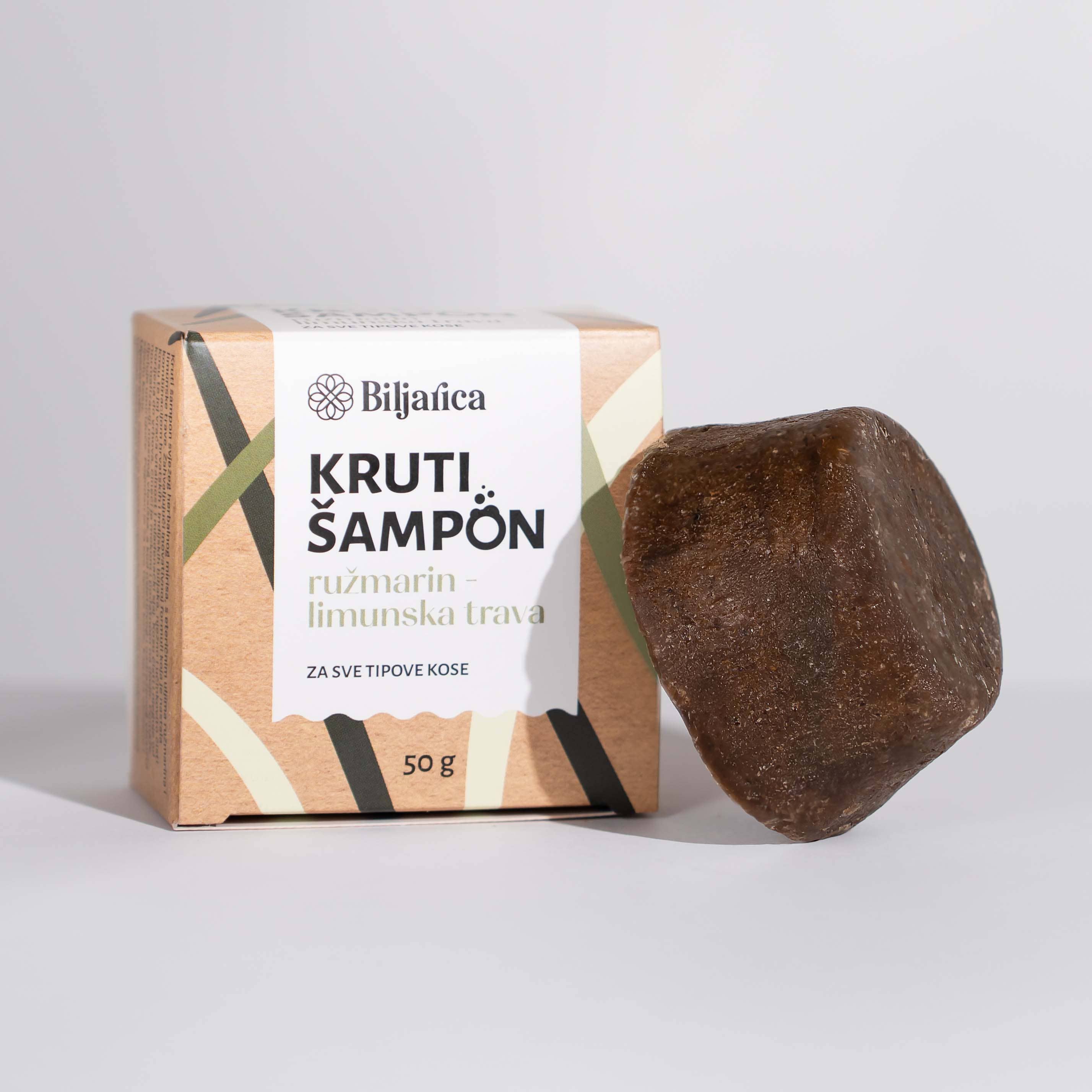 Biljarica - Wholesale Shampoo Puck/Solid Shampoo - Solid Shampoo Rosemary - Lemongrass1