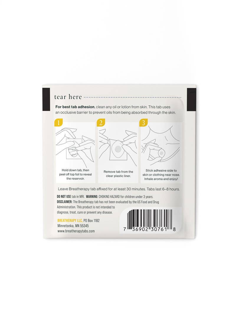 Breatherapy - Wholesale Aromatherapy Inhaler - HAPPINESS Aroma Patches — Comforting Mood Support (8-ct)4