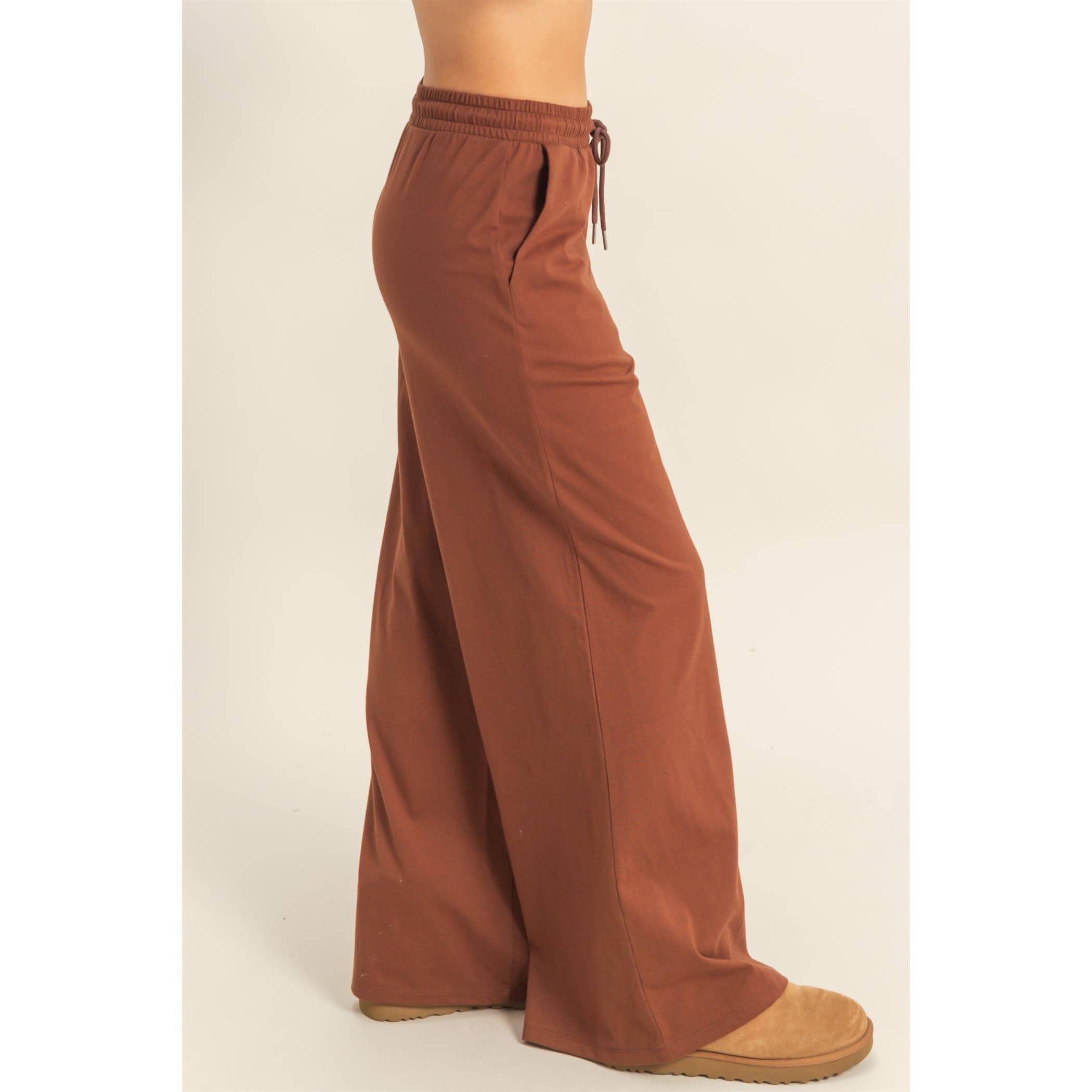 Double Zero - Vendita all'ingrosso Pantaloni sportivi/da jogging loungewear - Donna - Pantaloni larghi in cotone alla moda32