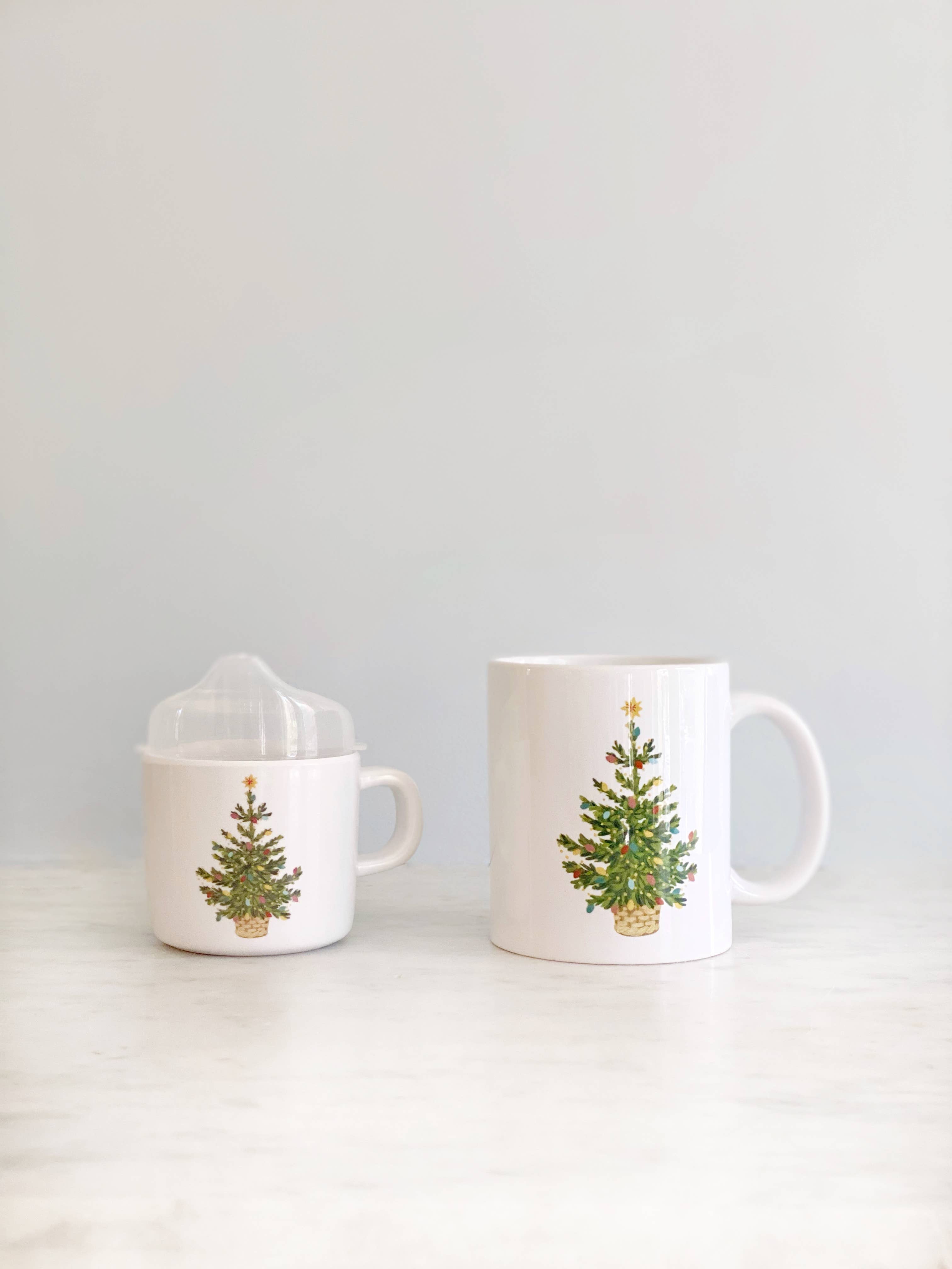 Helmsie - Wholesale Coffee mug - Christmas Tree Two of a Kind Cup Set, Baby Christmas, Gift