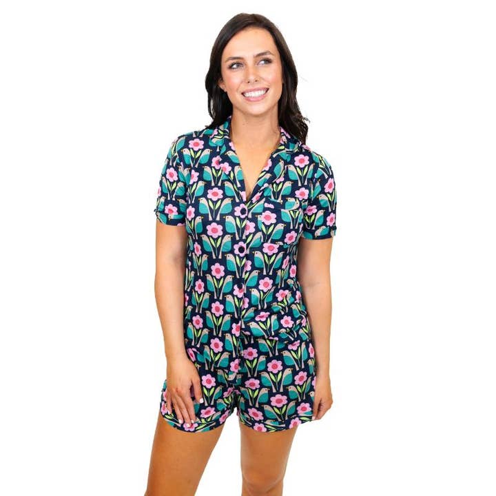 Birdie Bamboo Pajama Set for wholesale by Jane Marie