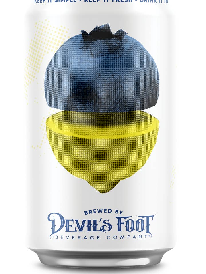 Sparkling Blueberry Lemonade (Case of 24) for wholesale by Devil's Foot Beverage Company