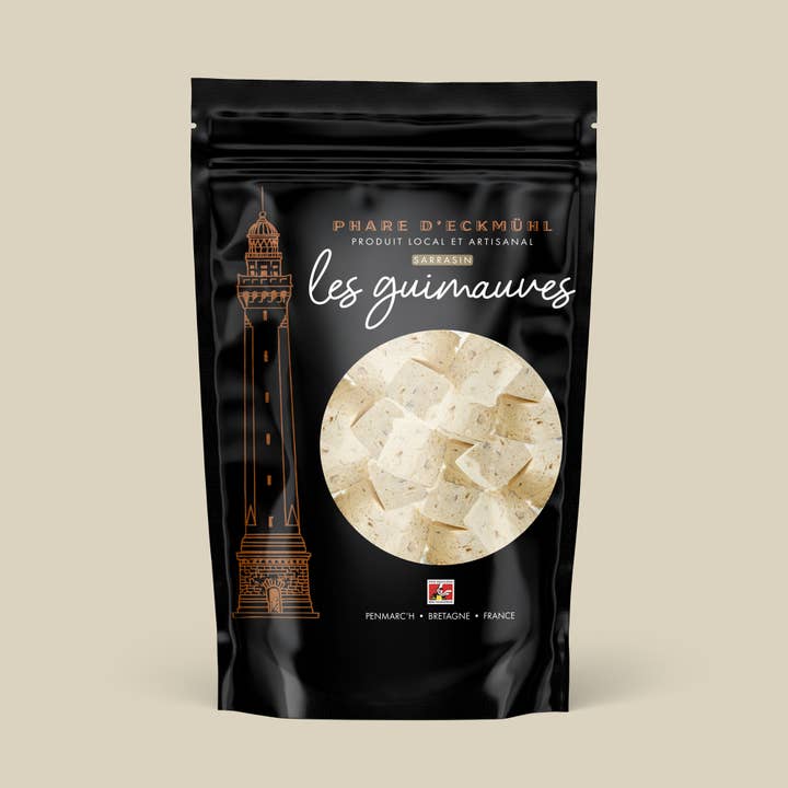 Buchweizen-Marshmallows in Beuteln für den Großhandel von Phare d'Eckmühl