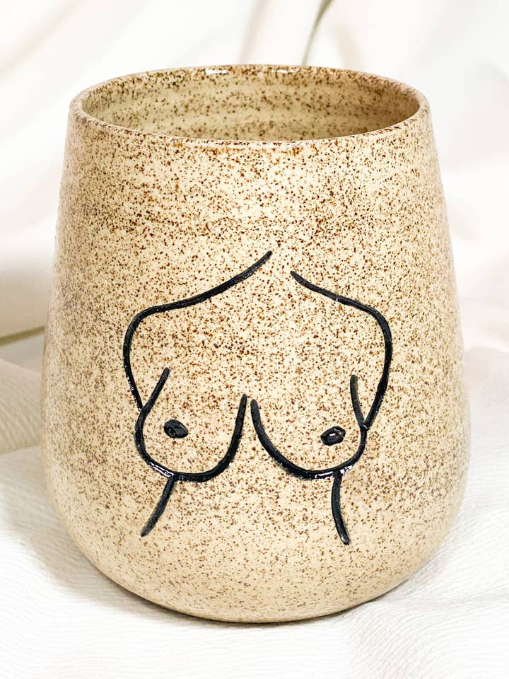 Boob Tumbler for wholesale by Fiercen Designs