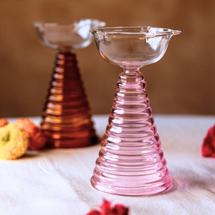 Hohe Glas-Diya für den Großhandel von Muun Home