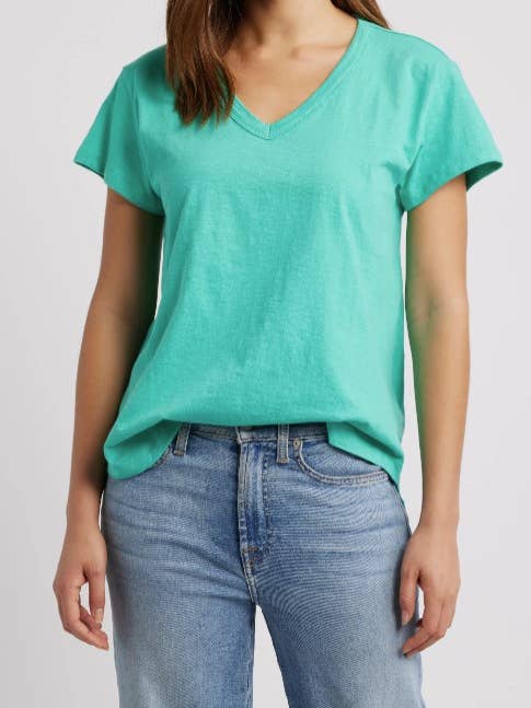 Short Sleeve V-Neck for wholesale by APNY