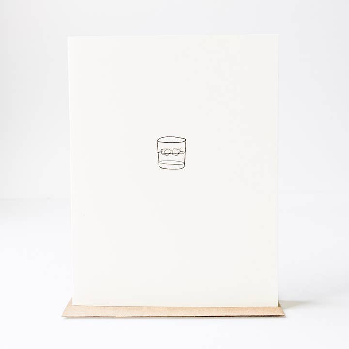 Holiday Spirits Card for wholesale by under the stairs paper co.