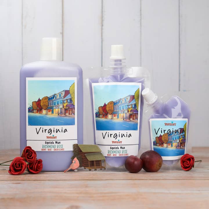 VIRGINIA – Squeezable Squish Wax Melt | The Scenic Route Collection for wholesale by Tourist Products