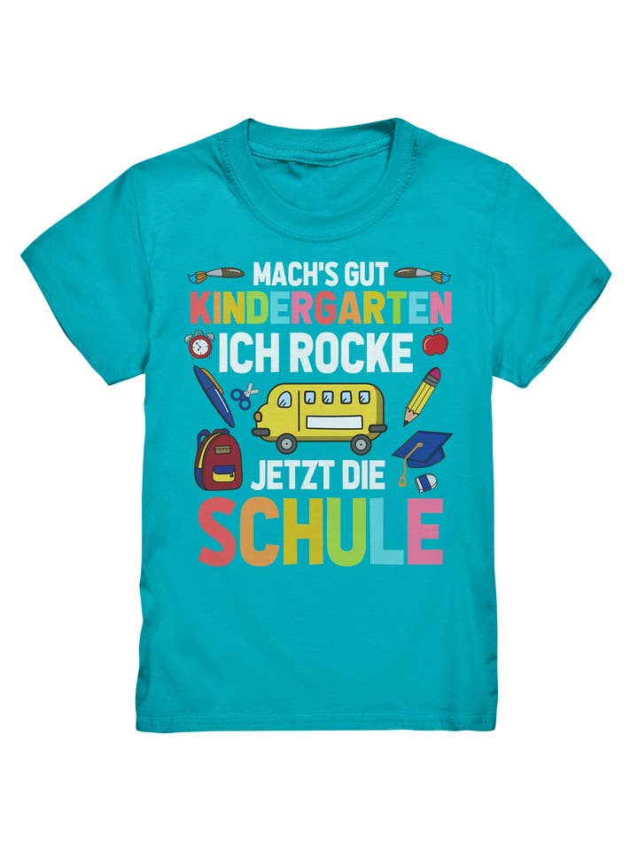 Tigerlino® - Wholesale Screen Printed T-Shirt - Kids - Schoolchild school enrollment children back to school T-shirt4