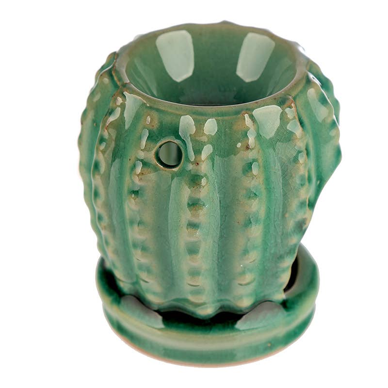Puckator EU - Wholesale Oil Warmer - Eden Mini Cactus Ceramic Oil Burner2
