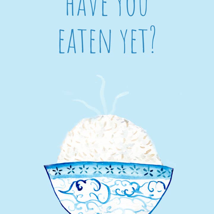 Menmin Made - Wholesale Everyday Greeting Card - Have You Eaten Yet Greeting Card | AAPI Card