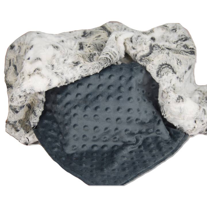 Harfang des neiges double face Minky Snuggle Lovey (copie) pour la vente par Little Bee Duds