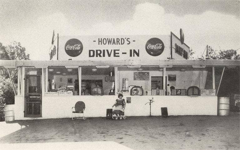 Found Image Press - Wholesale Magnet - Magnet RD-143 Howard's Drive-In, Roadside Retro0