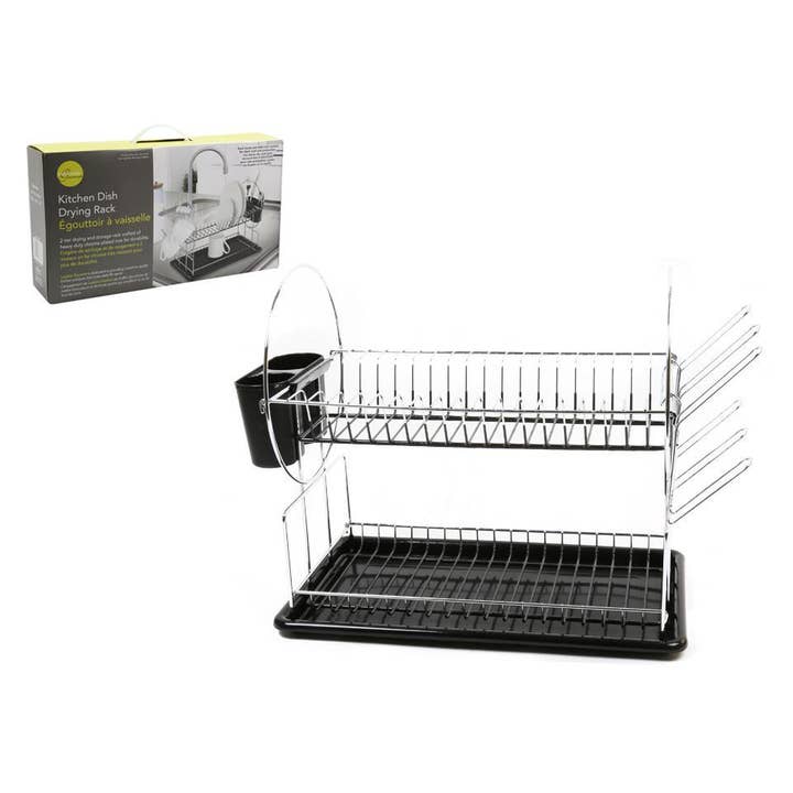 Luciano Gourmet - Wholesale Drying Rack - L. Gourmet Kitchen Dish Drying Rack 2-layer