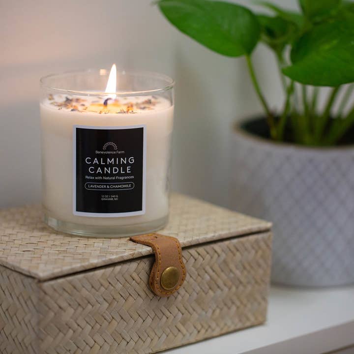 Benevolence Farm - Wholesale Jar/Filled Candle - Calming Candle