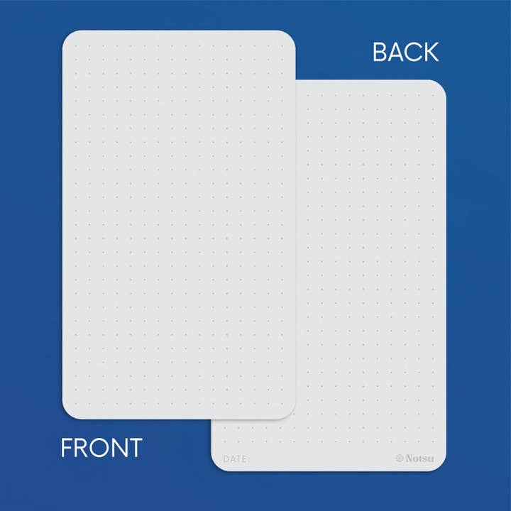 Notsu - Wholesale Stationery/Notecard Set - Dotted Note Cards (Pack of 50) | Index Cards w/Round Corners4
