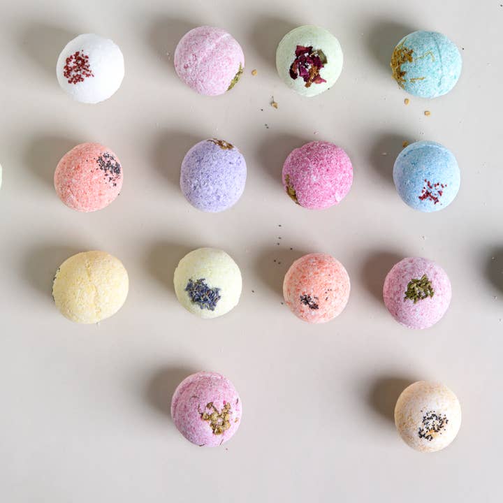 Lizush - Wholesale Bath Bomb/Fizz - Purple Lavender BathBombs-100 Units-individually wrapped