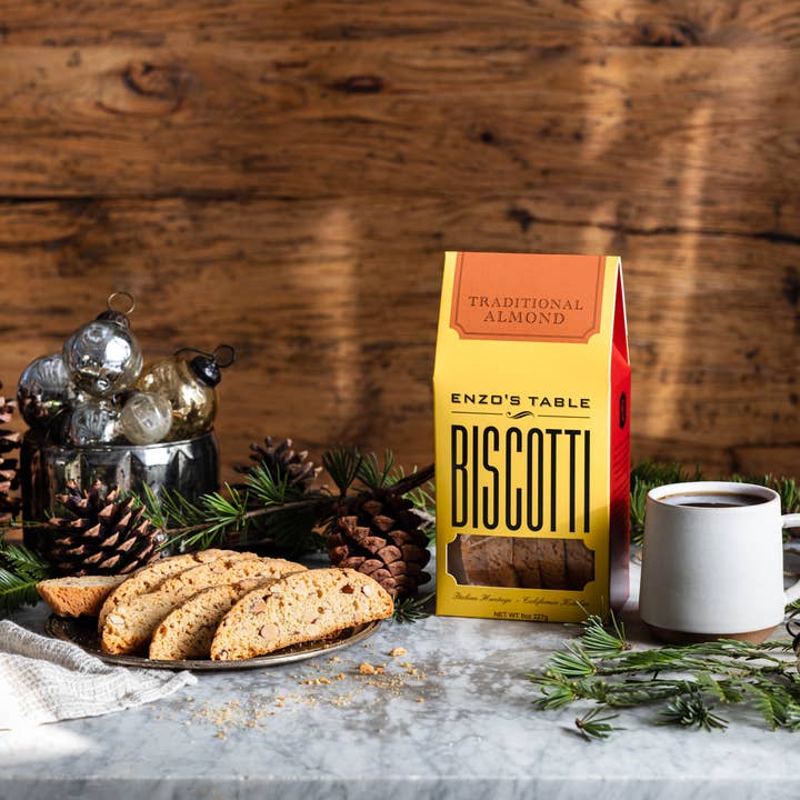 ENZO'S TABLE - Wholesale Cookie - Traditional Almond - 8 oz Box4