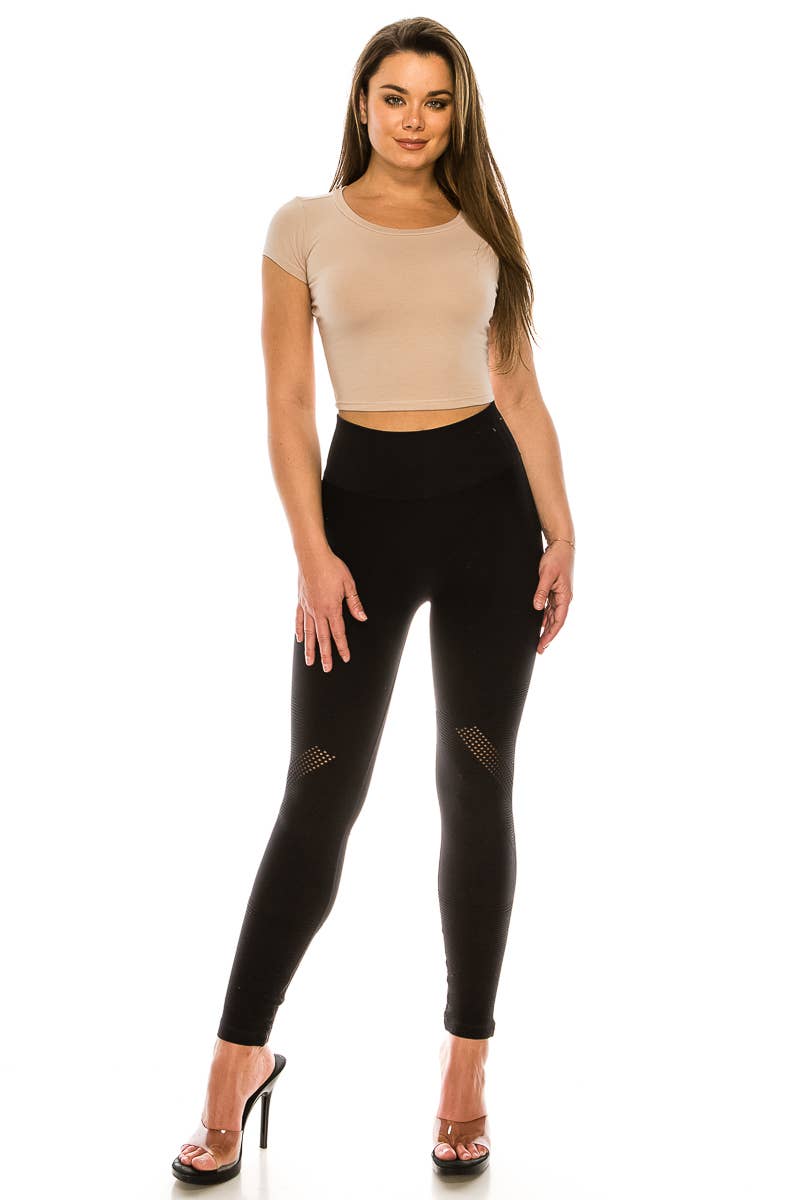 Lime All the Time - Wholesale T-shirt – women's - Solid Cropped Top T Shirt4