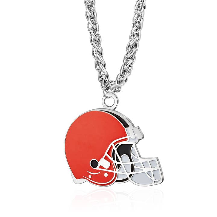 NFL Cleveland Browns Primary Team Logo Necklace for engroshandel hos Simran International