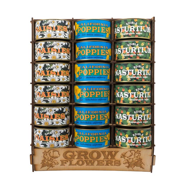 The Jonsteen Company - Wholesale Retailer Display - Home & Living - 18-Piece Flower Kit Display (Kits Not Included)3