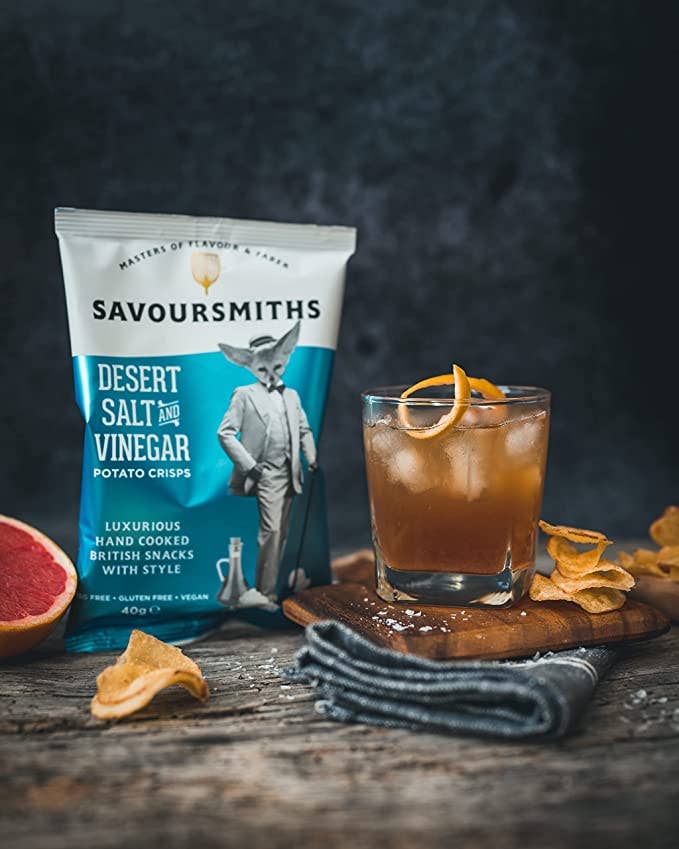 Savoursmiths – wholesale Crisps – Savoursmiths Desert Salt and Vinegar Potato Crisps 40g1