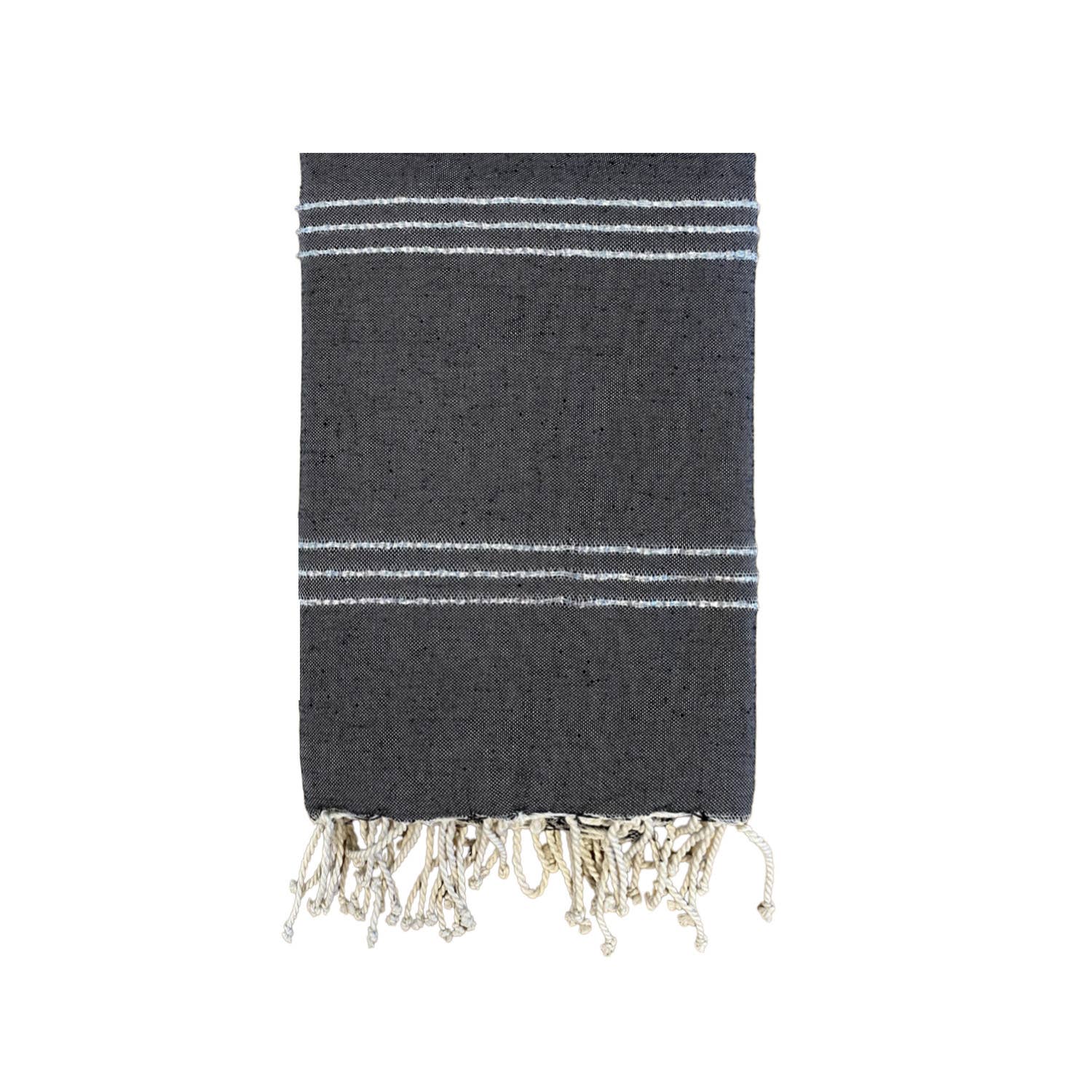 Le comptoir de la plage - Vente Serviettes de bain - Fouta traditionnelle OSIRIS 100% coton0