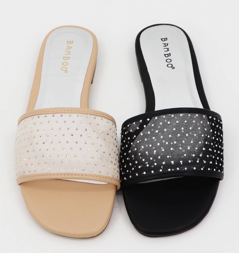 Andrea Bijoux - Vendita all'ingrosso Sandali - Donna - Sandalo piatto con strass2