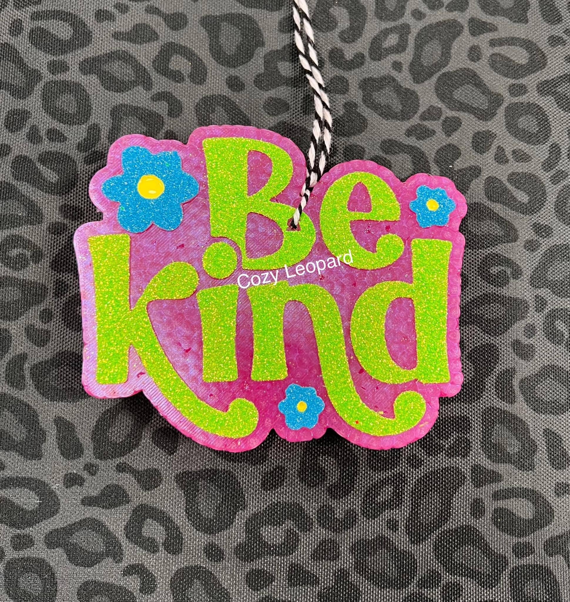Cozy Leopard Boutique - Wholesale Car Freshener - Women's - Be Kind Car Freshie1