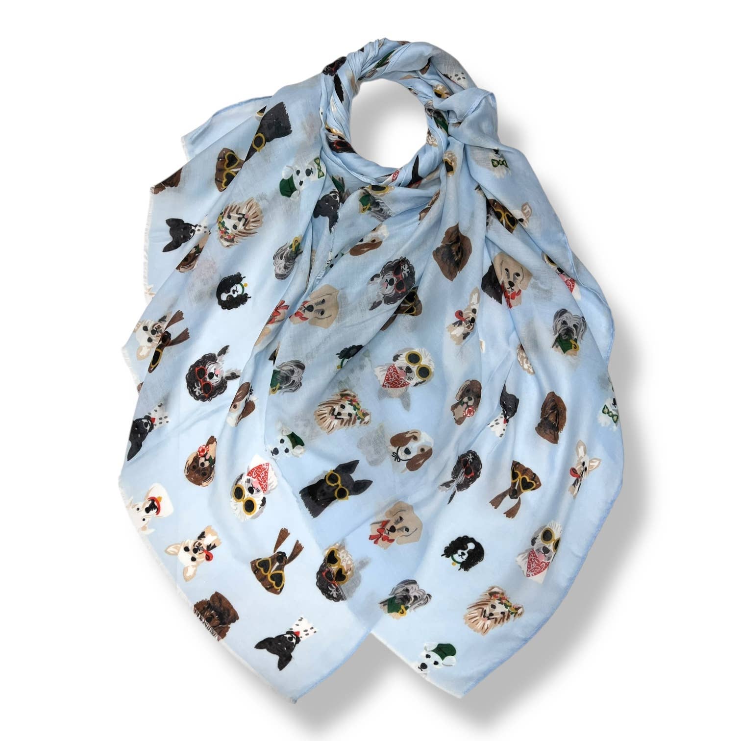 London Scarves - Wholesale Scarf - Women's - Dogs Print Wearing Accessories
0