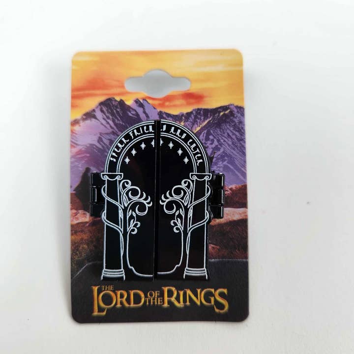 Collector's Outpost - Wholesale Lapel Pin/Button - Lord of the Rings Doors of Durin Pin1