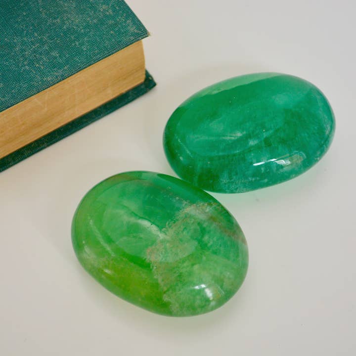 Fluorite - Palm Stone for wholesale by Crystal + Craft