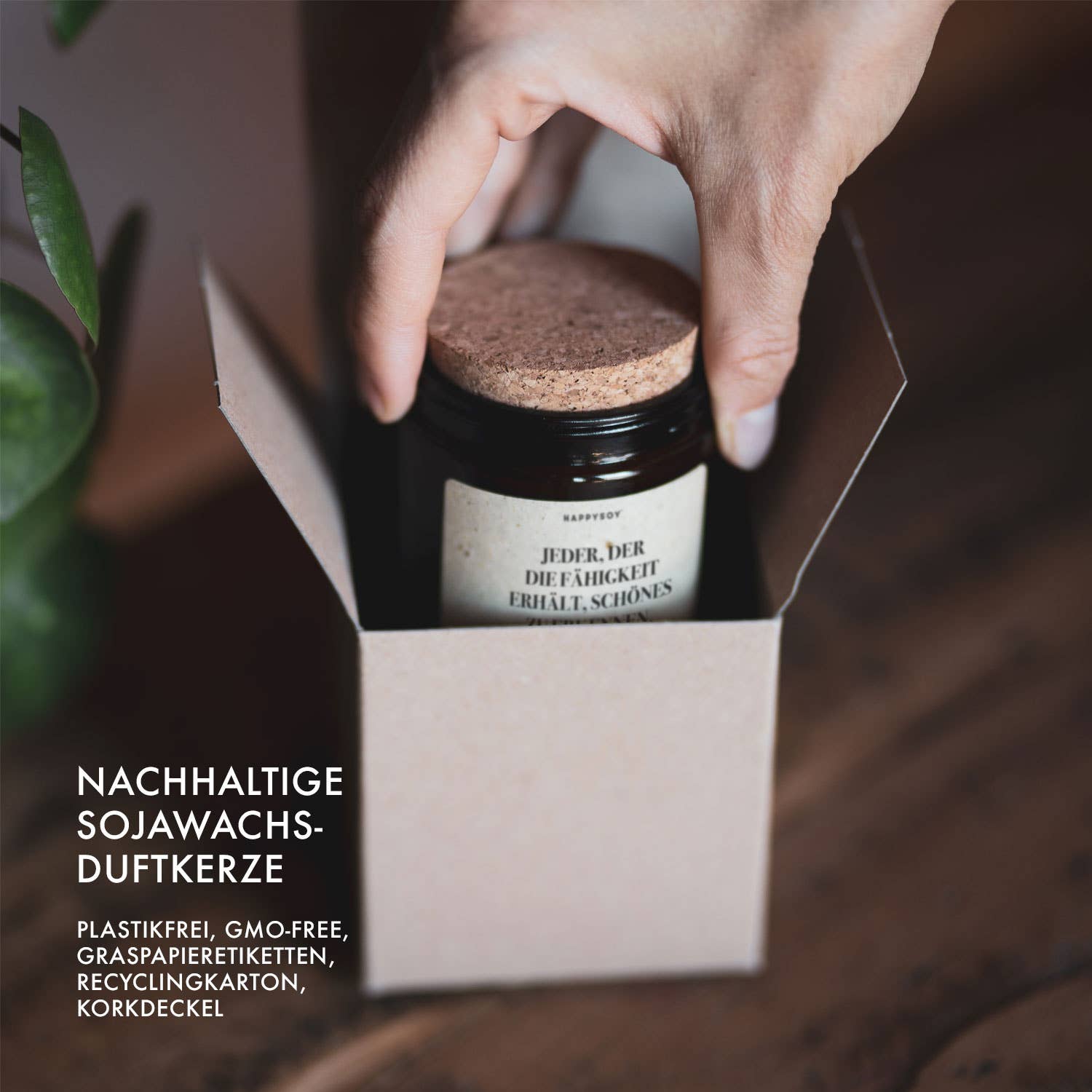 Happysoy – wholesale Jar/filled candle – Scented candle | Anyone who gains the ability to do something beautiful8