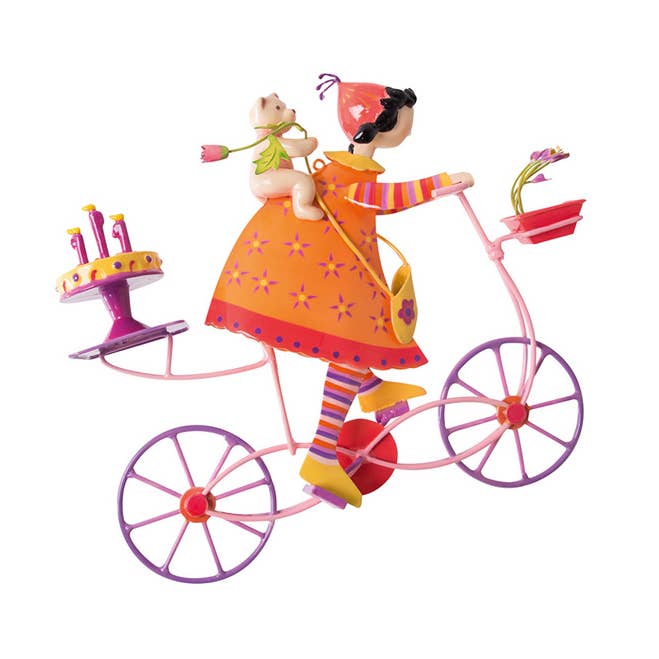 Decorative Baby Mobile Triplette Yellow Cake for wholesale by L'Oiseau Bateau