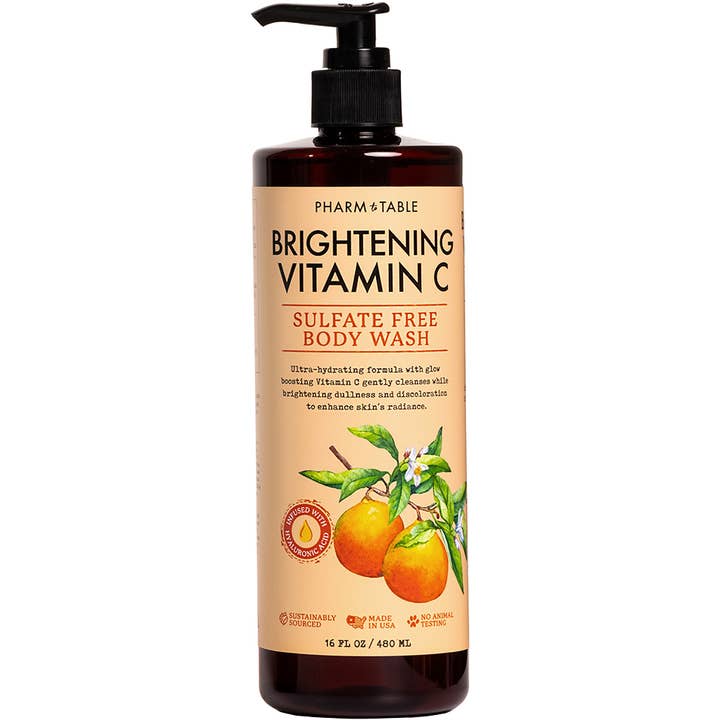 Kira Labs - Wholesale Body Wash/Shower Gel - Pharm to Table Brightening Vitamin C Body Wash Sulfate-Free