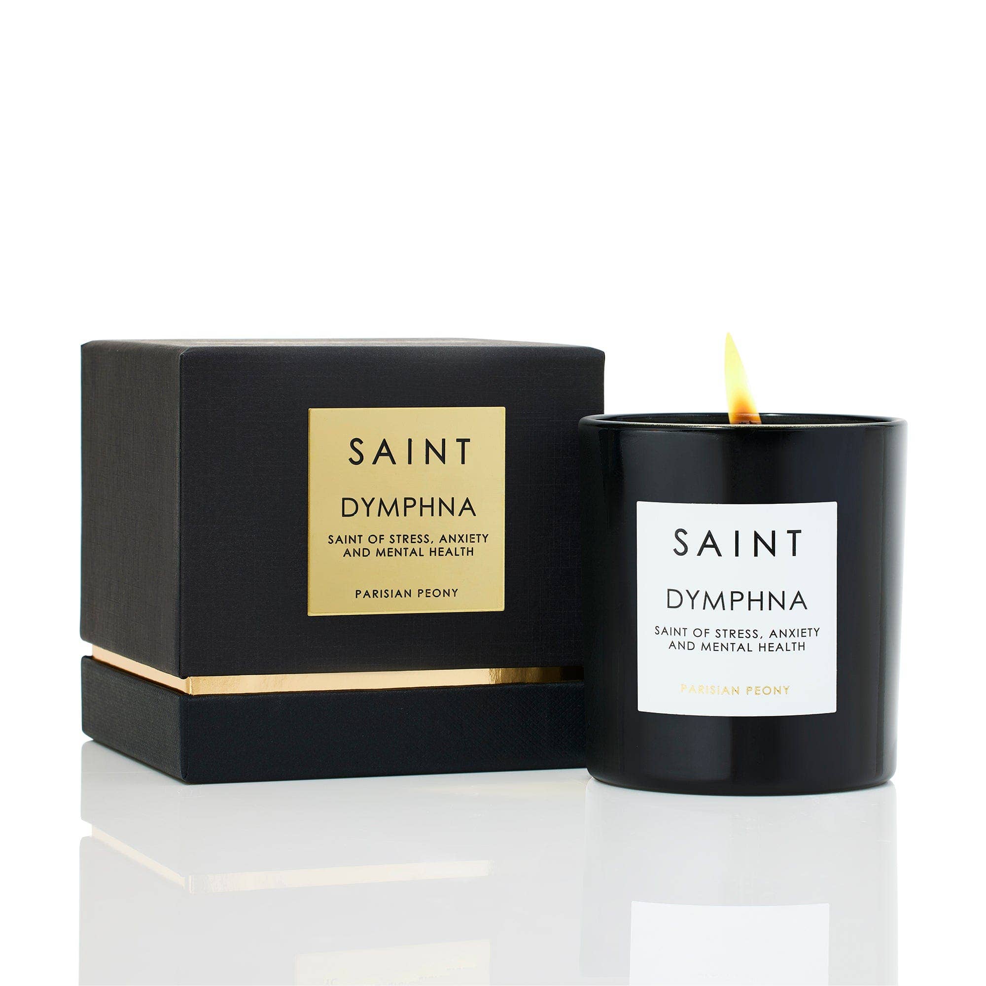 Saint - Wholesale Jar/Filled Candle - Saint Dymphna Saint of Stress, Anxiety and Mental Health1