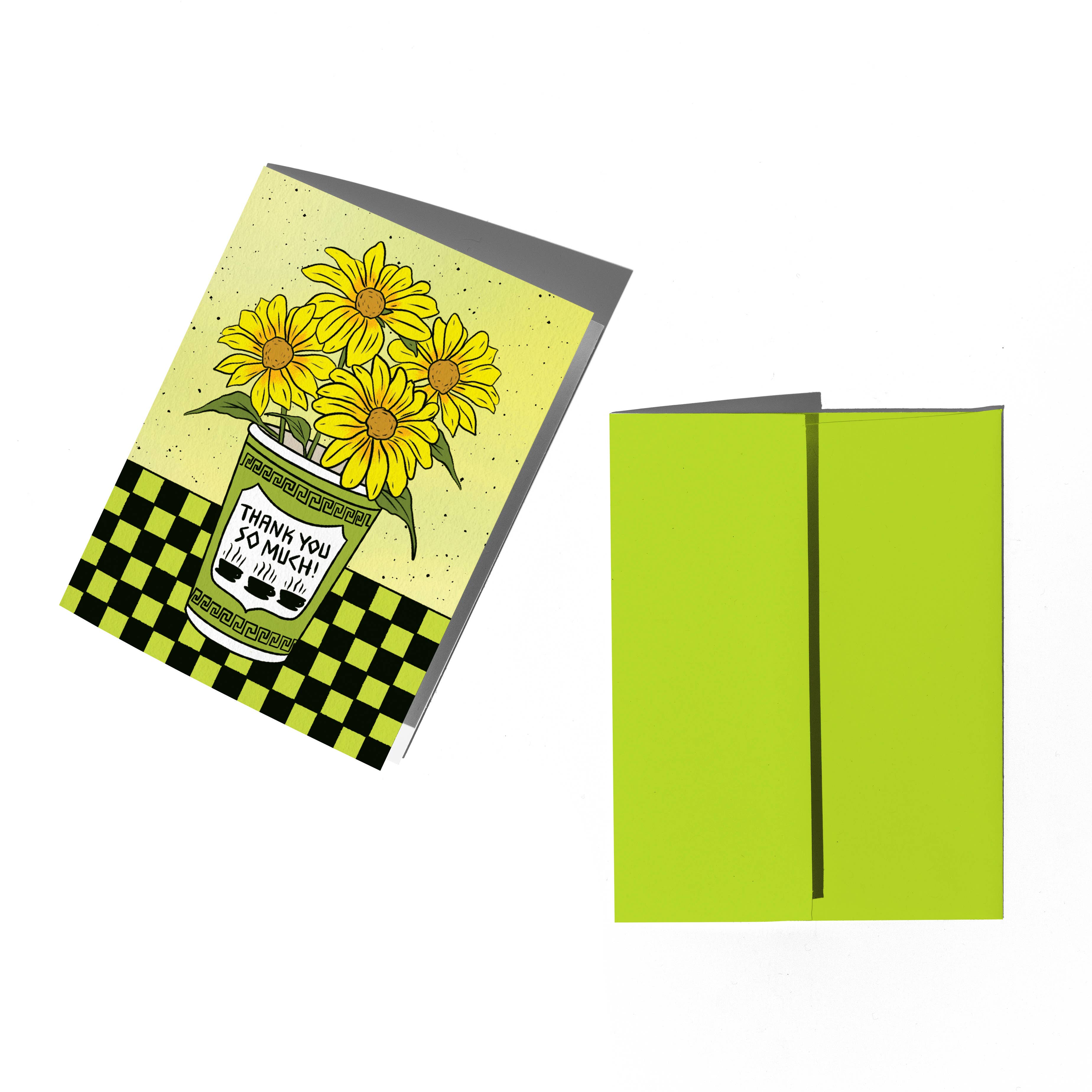 Boss Dotty Paper Co. - Wholesale Thank You Card - Bodega Flowers Thank You Card1