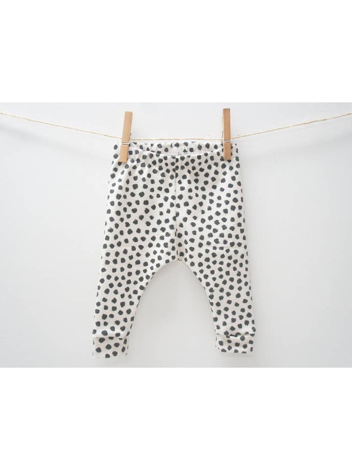 Willbirdbaby - Wholesale Fashion Leggings - Kids - Leggings - Baby/toddler/kids Leggings, Dottie Print, Black A