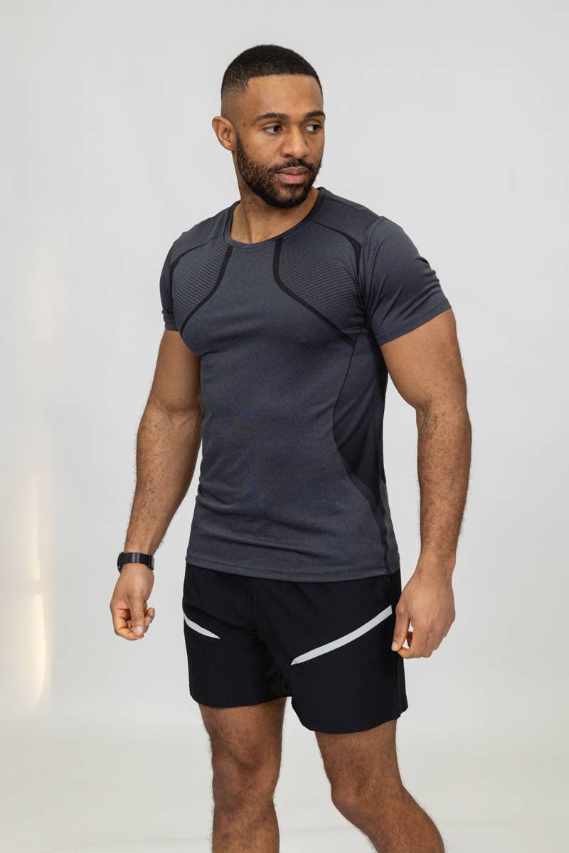 Zayne Paris – wholesale Träningskläder – Herr – TX932-1 sportset med löpartröja och shorts0