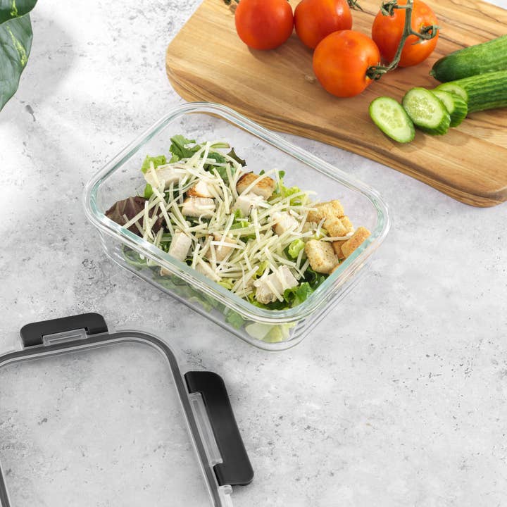 JoyJolt - Wholesale Food Storage Container - Glass Food Storage Containers with Airtight Lids - Set of 5