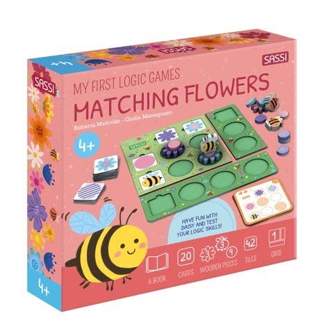 Sassi My FIrst Logic Game - Matching Flowers for wholesale by Axis Toys & Gifts