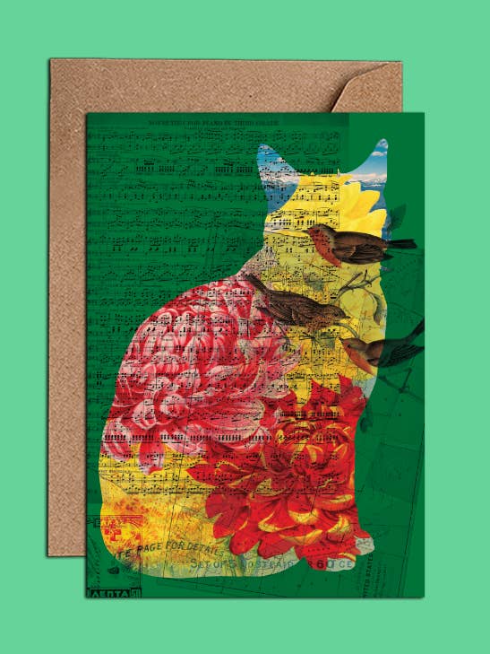 Ordbok Konst - Katt anteckningar BirdsCard - (WAC21506) för wholesale av We Act Company