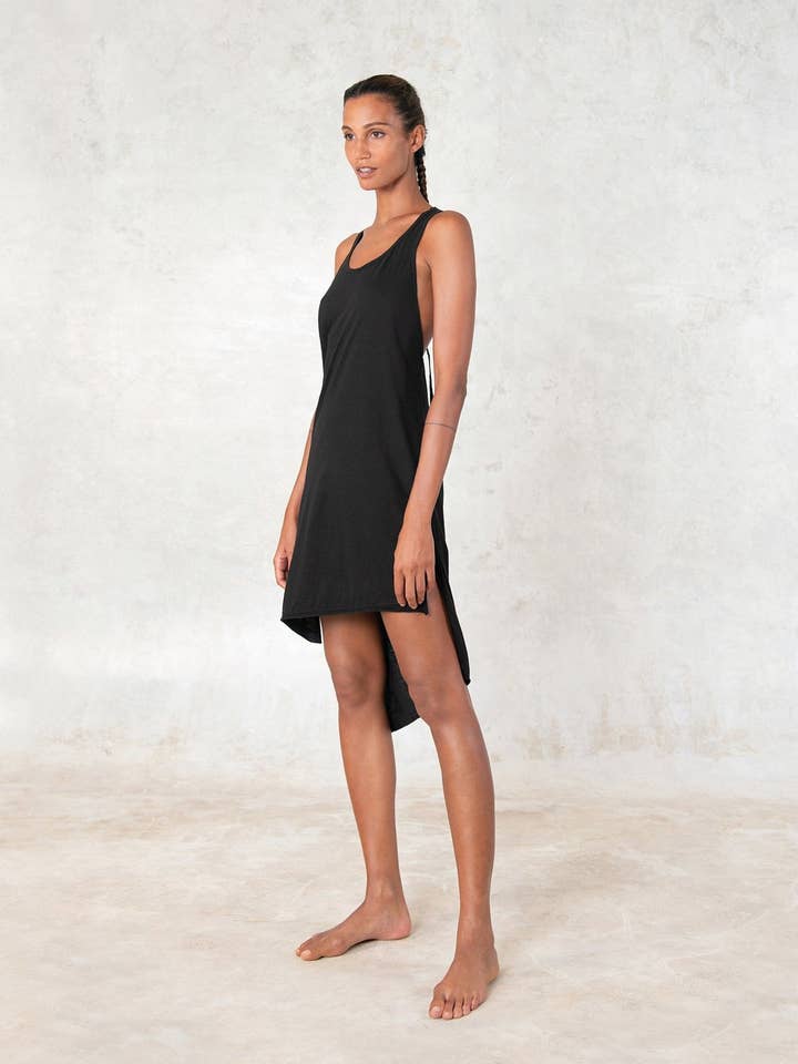 Sati Creation - Wholesale Dress – Women's - Organic cotton asymmetrical dress3