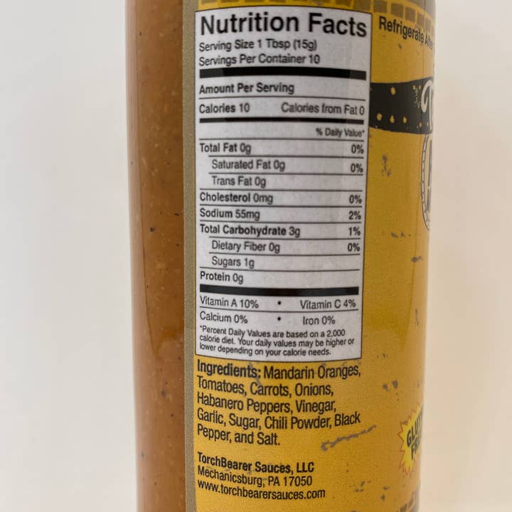 TorchBearer Sauces - Wholesale Hot Sauce - Sultry | 5oz Bottle | Spicy and Fruity | Heat 3/10
